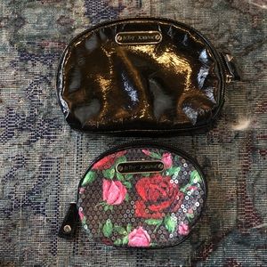 Betsy Johnson cosmetics bag set